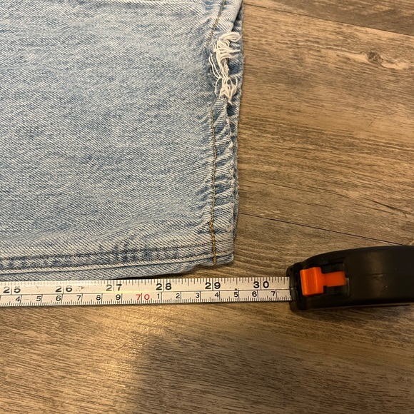 Agolde Criss Cross Upsized Jean Suburbia Light Wash Size 25 Loose High Rise - Picture 6 of 14